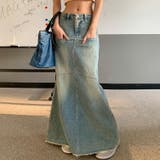 デニムスカート マーメイド ロングスカート | JS FASHION | 詳細画像1
