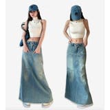 デニムスカート マーメイド ロングスカート | JS FASHION | 詳細画像12