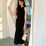 マーメイドワンピース パーティードレス ノースリーブ | JS FASHION | 詳細画像3