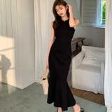 マーメイドワンピース パーティードレス ノースリーブ | JS FASHION | 詳細画像8