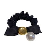 ヘアゴム パール付き シュシュ | JS FASHION | 詳細画像3 