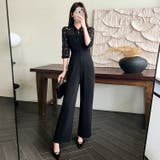 パンツドレス チャイナ風 レース | JS FASHION | 詳細画像2