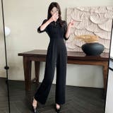 パンツドレス チャイナ風 レース | JS FASHION | 詳細画像3