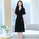 ワンピース 半袖 黒ワンピ | JS FASHION | 詳細画像1