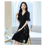 ワンピース 半袖 黒ワンピ | JS FASHION | 詳細画像3