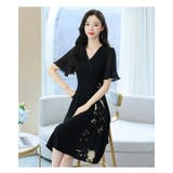 ワンピース 半袖 黒ワンピ | JS FASHION | 詳細画像4