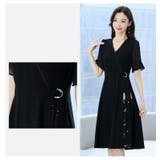 ワンピース 半袖 黒ワンピ | JS FASHION | 詳細画像8
