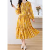 花柄ワンピース 全2色 ティアード | JS FASHION | 詳細画像6 