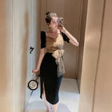 タイトワンピ ハートカット ウエストマーク | JS FASHION | 詳細画像3 