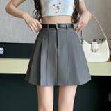 プリーツスカート 全3色 ベルト付き | JS FASHION | 詳細画像8