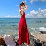 リゾートワンピ 無地 バックオープン | JS FASHION | 詳細画像4