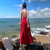 リゾートワンピ 無地 バックオープン | JS FASHION | 詳細画像5