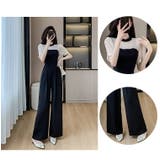 パンツドレス 全2色 袖シフォン | JS FASHION | 詳細画像16