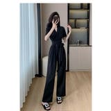 パンツドレス 黒 ビーズフリンジ付き | JS FASHION | 詳細画像6