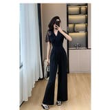 パンツドレス レース切替 襟付き | JS FASHION | 詳細画像5