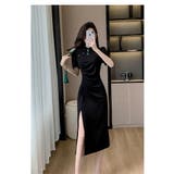 パーティードレス チャイナドレス風 パフスリーブ | JS FASHION | 詳細画像8 