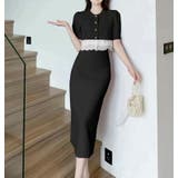 セットアップ 全2色 裾レーストップス | JS FASHION | 詳細画像1 