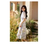花柄ワンピ ビッグカラー チャイナ風 | JS FASHION | 詳細画像11
