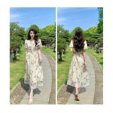 花柄ワンピ シフォン Vネック | JS FASHION | 詳細画像10