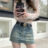 デニムスカート インナーパンツ マイクロミニスカート | JS FASHION | 詳細画像3