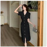 ロングワンピ 全2色 Vネック | JS FASHION | 詳細画像15 