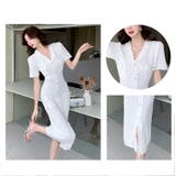 ロングワンピ 全2色 Vネック | JS FASHION | 詳細画像18 