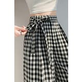 ギンガムチェック柄 ロングパンツ ウエストゴム | JS FASHION | 詳細画像11