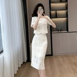 セットアップ レーストップス レーススカート | JS FASHION | 詳細画像4