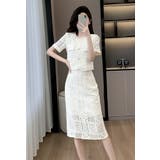 セットアップ レーストップス レーススカート | JS FASHION | 詳細画像5