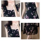 花柄 ワンピース スクエアネック | JS FASHION | 詳細画像11