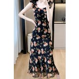 花柄 ワンピース ローズ柄 | JS FASHION | 詳細画像4