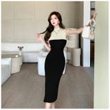 ワンピース 全2色 バイカラー | JS FASHION | 詳細画像13 