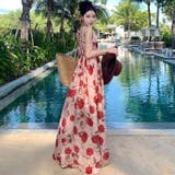 リゾートワンピ 花柄 バラ | JS FASHION | 詳細画像4 
