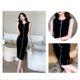 ワンピース クルーネック 薄手ニット | JS FASHION | 詳細画像9 