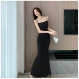 マーメイドワンピース 全4色 ロングワンピ | JS FASHION | 詳細画像6 