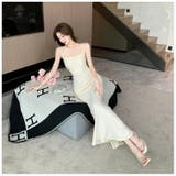 マーメイドワンピース 全4色 ロングワンピ | JS FASHION | 詳細画像16 