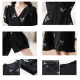 花柄ワンピ ウエストリボン Vネック | JS FASHION | 詳細画像12