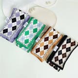 スカーフ 全4柄 アーガイル柄 | JS FASHION | 詳細画像2