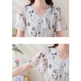花柄ワンピース Vネック Aライン | JS FASHION | 詳細画像10