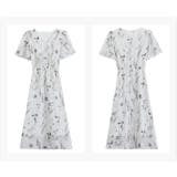 花柄ワンピース Vネック Aライン | JS FASHION | 詳細画像12