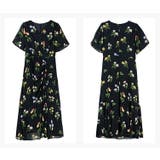 花柄ワンピース Vネック シフォン | JS FASHION | 詳細画像12