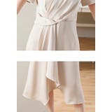 Aラインワンピース Vネック 半袖 | JS FASHION | 詳細画像12