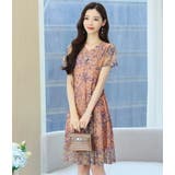 花柄 ワンピース スカラップネック | JS FASHION | 詳細画像9
