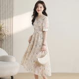 花柄 ワンピース シフォン | JS FASHION | 詳細画像2