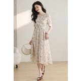 花柄 ワンピース シフォン | JS FASHION | 詳細画像6