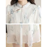 花柄 ワンピース チャイナドレス風 | JS FASHION | 詳細画像10