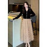 チュールティアード ロングスカート 全3色 | JS FASHION | 詳細画像5