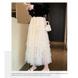 チュールティアード ロングスカート 全3色 | JS FASHION | 詳細画像8
