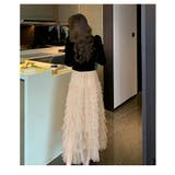 チュールティアード ロングスカート 全3色 | JS FASHION | 詳細画像7