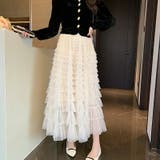 チュールティアード ロングスカート 全3色 | JS FASHION | 詳細画像10